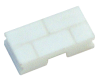 (Bayko 5) Brick, Half, WHITE